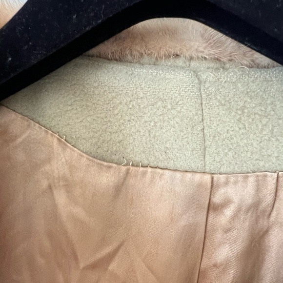 Vintage Cashmere fur collar coat - Picture 8 of 11